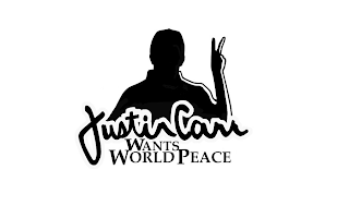 JUSTIN CARR WANTS WORLD PEACE logo