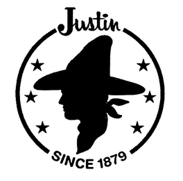 JUSTIN SINCE 1879 logo