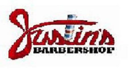 JUSTIN'S BARBERSHOP logo