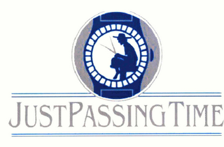 JUSTPASSINGTIME logo