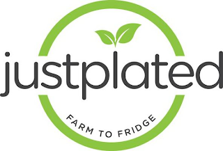 JUSTPLATED FARM TO FRIDGE logo