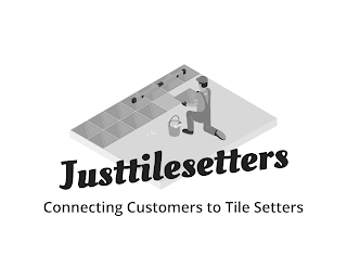 JUSTTILESETTERS CONNECTING CUSTOMERS TO TILE SETTERS logo