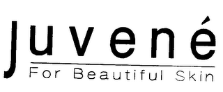 JUVENE FOR BEAUTIFUL SKIN logo