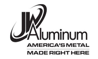 JW ALUMINUM AMERICA'S METAL MADE RIGHT HERE logo