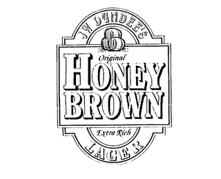 JW DUNDEE'S ORIGINAL HONEY BROWN EXTRA RICH LAGER logo