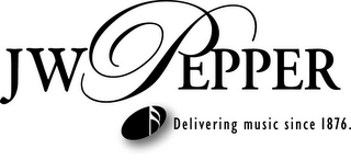 JW PEPPER DELIVERING MUSIC SINCE 1876. logo