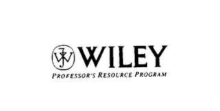 JW WILEY PROFESSOR'S RESOURCE PROGRAM logo