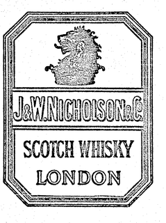 J&W.NICHOLSON&CO. SCOTCH WHISKY LONDON logo