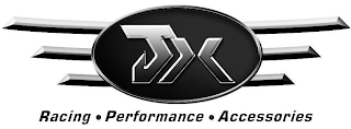 JX RACING · PERFORMANCE · ACCESSORIES logo