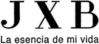 JXB LA ESENCIA DE MI VIDA logo