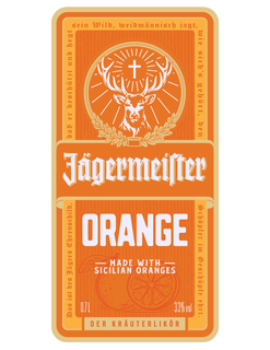 JÄGERMEISTER ORANGE MADE WITH SICILIAN ORANGES 0.7L 33% VOL logo