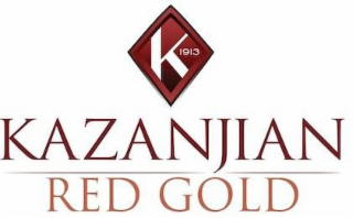 K 1913 KAZANJIAN RED GOLD logo