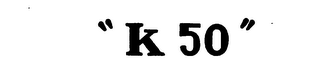 "K 50" logo