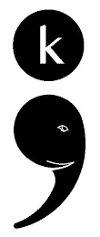 K ; logo