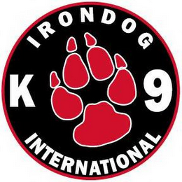K 9 IRONDOG INTERNATIONAL logo
