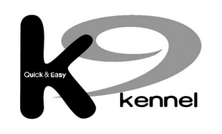K 9 KENNEL QUICK & EASY logo