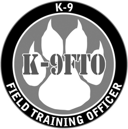 K-9FTO K-9 FIELD TRAINING OFFICER logo