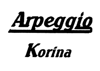 K ARPEGGIO KORINA logo
