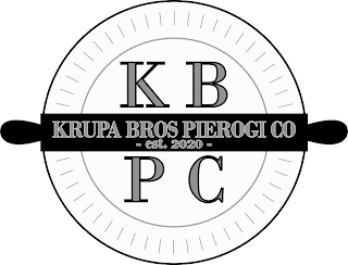 K B KRUPA BROS PIEROGI CO -EST. 2020- P C logo