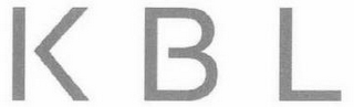 K B L logo