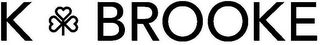 K BROOKE logo