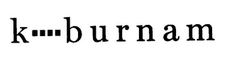 K BURNAM