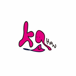 K C HAN logo