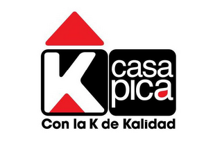 K CASA PICA CON LA K DE KALIDAD logo