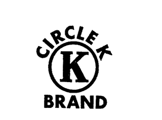 K CIRCLE K BRAND logo