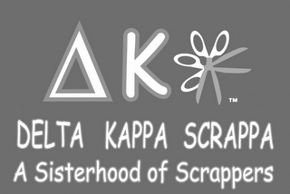 K DELTA KAPPA SCRAPPA A SISTERHOOD OF SCRAPPERS logo