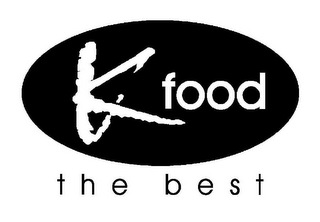 K FOOD THE BEST logo
