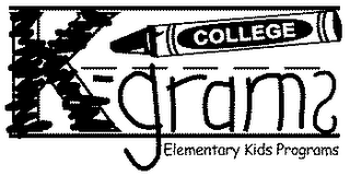 K-GRAMS COLLEGE ELEMENTARY KIDS PROGRAMS logo