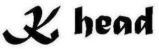 K HEAD logo