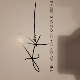 K I S M A I L THE LAW OFFICES OF KEDAR K. ISMAIL logo