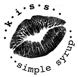. . K . I . S . S . . . . SIMPLE SYRUP . . logo