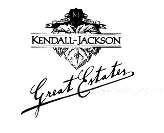 K-J VINEYARD ESTATES KENDALL-JACKSON GREAT ESTATES logo