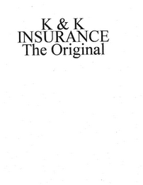 K & K INSURANCE THE ORIGINAL logo