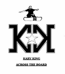 K K K K KARV KING ACROSS THE BOARD logo