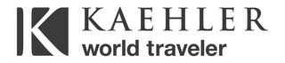 K KAEHLER WORLD TRAVELER logo