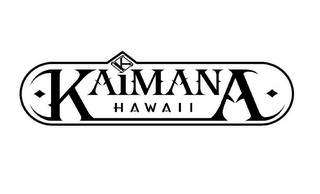 K KAIMANA HAWAII logo