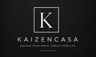 K KAIZENCASA ELEVATE YOUR SPACE. ENRICH YOUR LIFE. logo