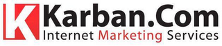 K KARBAN.COM INTERNET MARKETING SERVICES logo