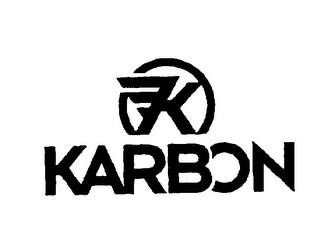 K KARBON AND DESIGN logo