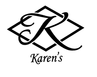 K KAREN'S logo