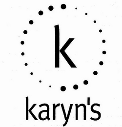 K KARYN'S logo