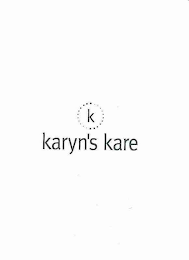 K KARYN'S KARE logo