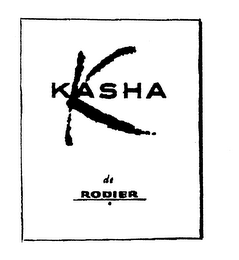 K KASHA DE RODIER logo