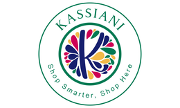 K KASSIANI SHOP SMARTER, SHOP HERE logo