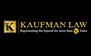 K KAUFMAN LAW REPRESENTING THE INJURED FOR MORE THAN 40 YEARS logo
