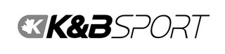 K K&BSPORT logo